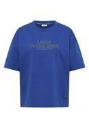 Embroidered Sweatshirt - Deep River Blue