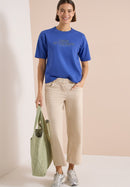 Embroidered Sweatshirt - Deep River Blue