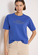 Embroidered Sweatshirt - Deep River Blue