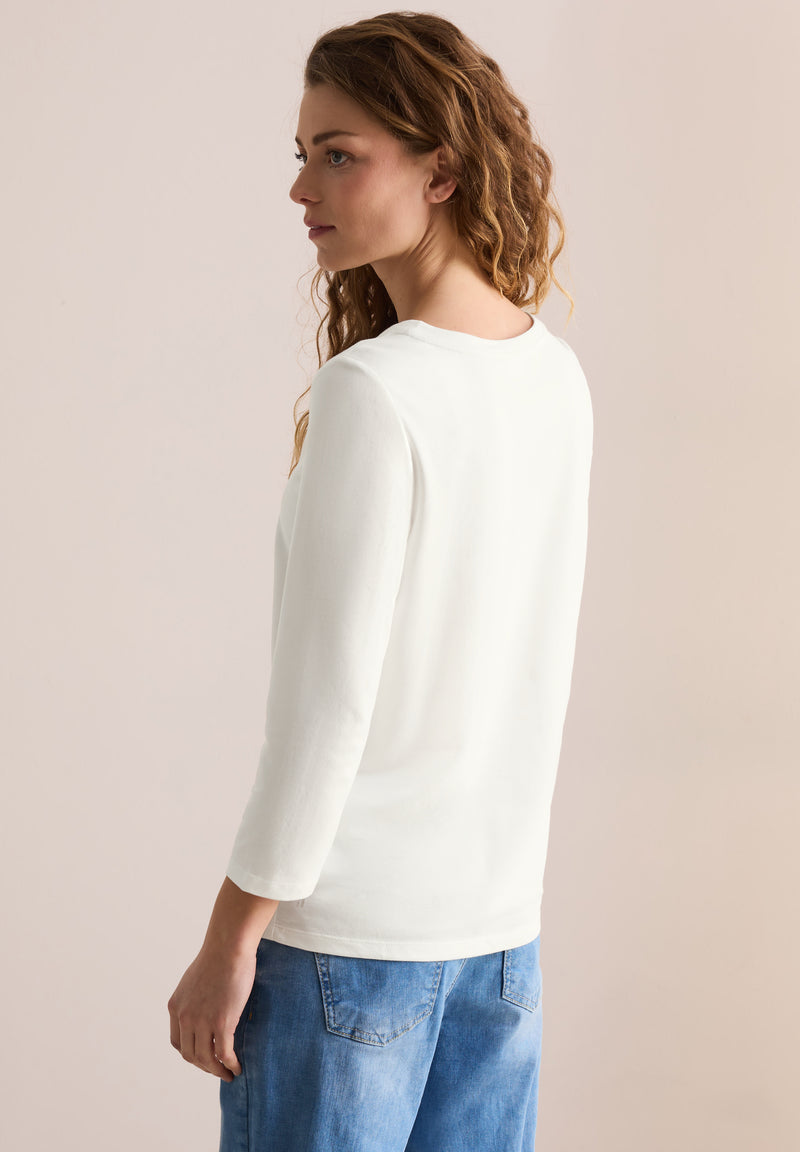 Artful Shades T-Shirt - Vanilla White