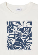 Flower T-Shirt - Vanilla White
