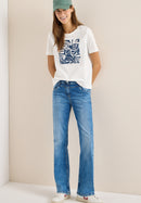 Flower T-Shirt - Vanilla White
