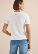 Big Leaves FP T-Shirt - Vanilla White