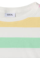 Multistripe T-Shirt - Vanilla White