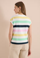 Multistripe T-Shirt - Vanilla White