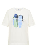 Multicolour Front Print T-Shirt - Vanilla White