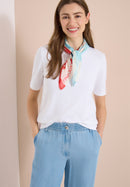 Printed Bandana - Vanilla White