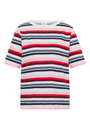 Multi Striped Slubyarn Shirt - Universal Blue