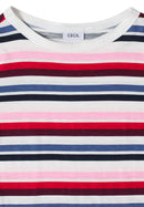 Multi Striped Slubyarn Shirt - Universal Blue