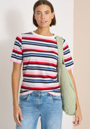 Multi Striped Slubyarn Shirt - Universal Blue