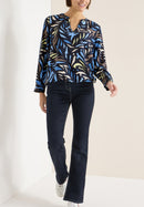 Print Blouse - Universal Blue