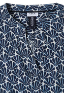 Print Lurex Blouse - Universal Blue