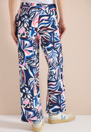 Style Neele Print Trousers - Universal Blue