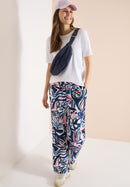 Style Neele Print Trousers - Universal Blue
