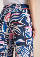 Style Neele Print Trousers - Universal Blue