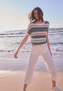 Fancy Tapeyarn Sweater - Slate Khaki