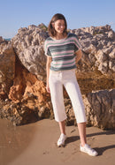 Fancy Tapeyarn Sweater - Slate Khaki