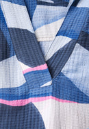 Multicolor Long Blouse - Urban Navy Blue