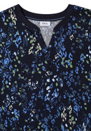 Minimal Rib Collar Tunic - Urban Dark Blue