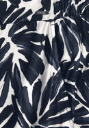 Neele VIS Crepe AOP Trousers - Urban Dark Blue