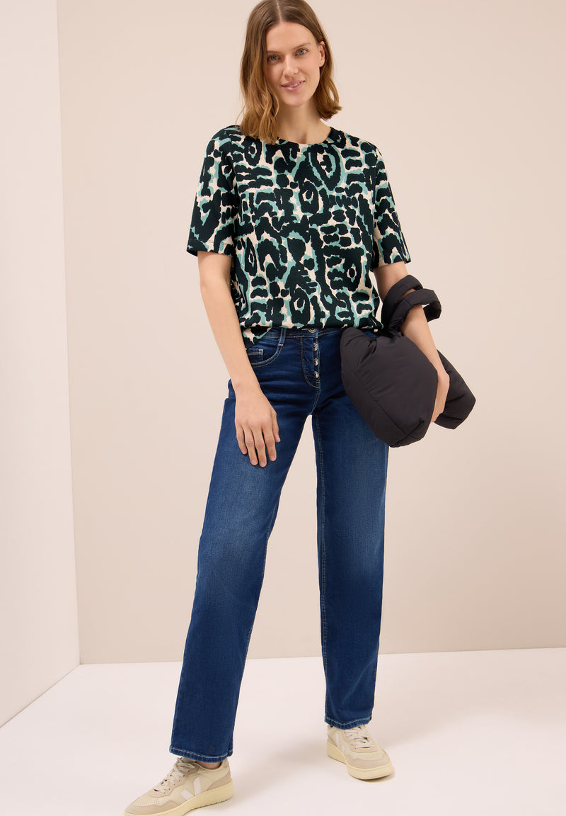 AOP Soft Touch T-Shirt - Ink Green