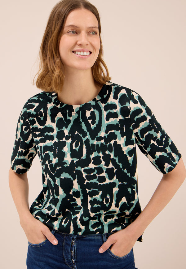 AOP Soft Touch T-Shirt - Ink Green