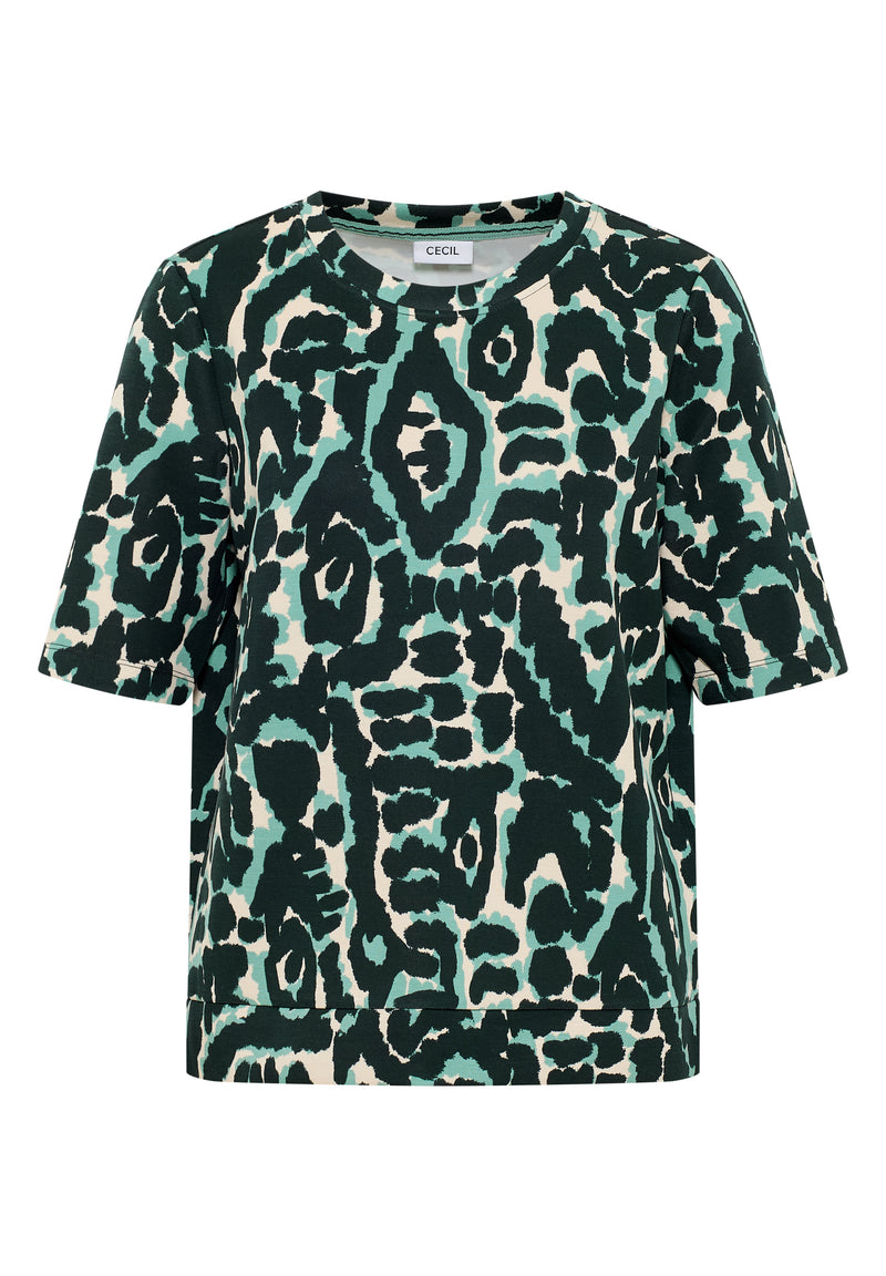 AOP Soft Touch T-Shirt - Ink Green