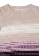 Feather Yarn Sweater - Eggplant Red