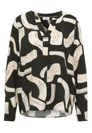 Print Blouse - Raw Khaki