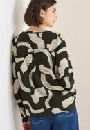Print Blouse - Raw Khaki