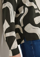 Print Blouse - Raw Khaki
