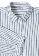 Seersucker Stripe Blouse - Sporty Denim Blue