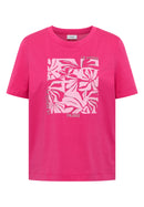 Flower T-Shirt - Beetroot Pink