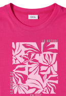 Flower T-Shirt - Beetroot Pink