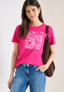 Flower T-Shirt - Beetroot Pink
