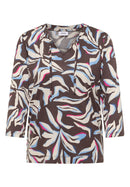 Print Tunic - Macchiato Brown