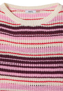 Fancy Tapeyarn Sweater - Sweet Grape Red