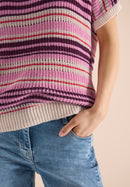 Fancy Tapeyarn Sweater - Sweet Grape Red