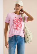 Big Leaves FP T-Shirt - Light Blush Rose