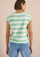 Striped Be Kind T-Shirt - Juicy Lime