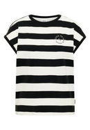 Striped Be Kind T-Shirt - Palm Breeze Green