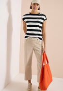 Striped Be Kind T-Shirt - Palm Breeze Green