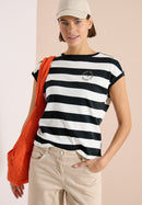 Striped Be Kind T-Shirt - Palm Breeze Green