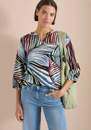 Seersucker Blouse - Palm Breeze Green