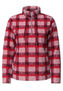 Check AOP Teddy Troyer Shirt - Velvet Rose