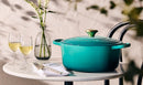 Signature Cast Iron Round Casserole 28CM- Bleu Riviera