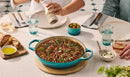 Signature Cast Iron Shallow Casserole 26cm - Bleu Riviera