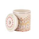 Painted Table Ceramic Biscuit Jar