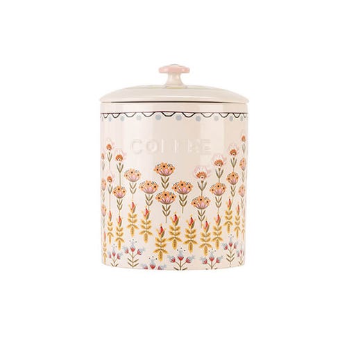 Painted Table Ceramic Coffee Storage