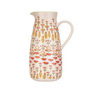 Painted Table Ceramic Pitcher Jug 1.7 Litre